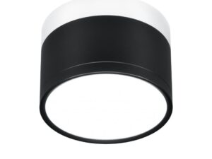 Miniaturka 1 - Lampa sufitowa LED 9 W z czarnym korpusem i białą górą