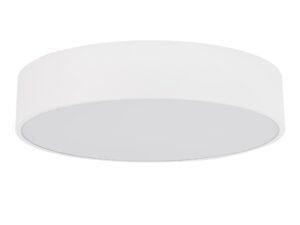 Miniaturka 1 - Biała lampa sufitowa Livo L, okrągły plafon o średnicy 50 cm