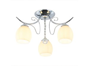 Miniaturka 5 - Lampa sufitowa Loretia chromowana 3 × E27 – widok 2