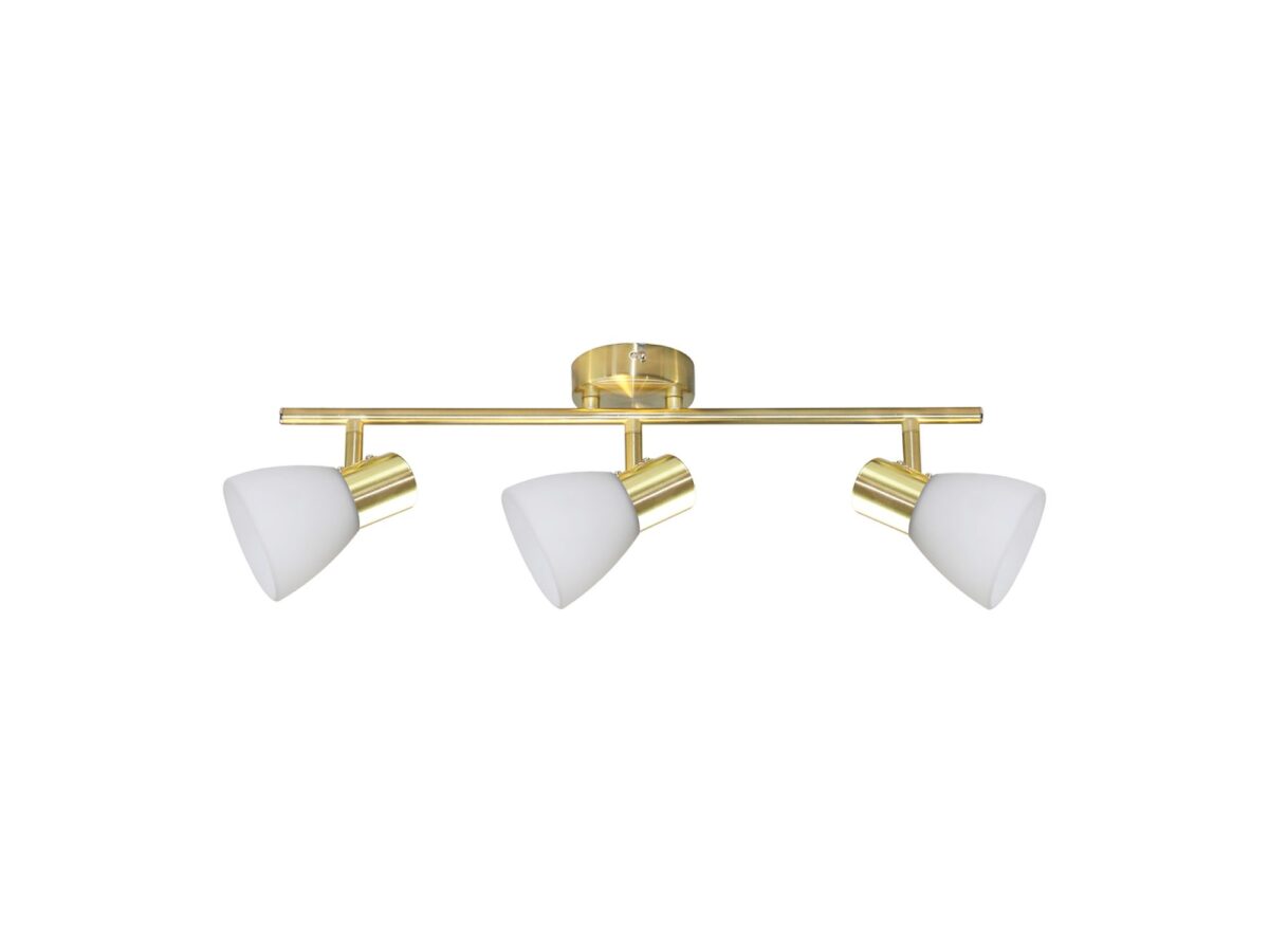 Lampa sufitowa Lorisora złota 3×E14 50 cm