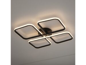 Miniaturka 1 - Lampa sufitowa LED Mirelira 48,5 cm 40 W czarna – zdjęcie 2