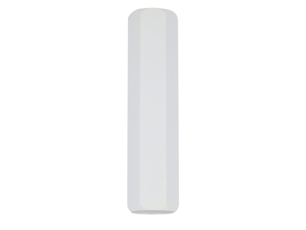 Lampa sufitowa sześciokątna GU10 biała 25 cm