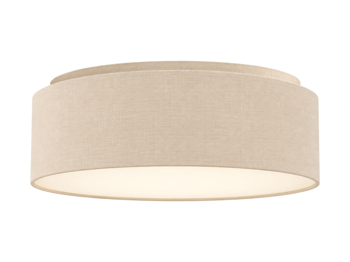 Lampa sufitowa Olineta 40 cm z beżowym abażurem