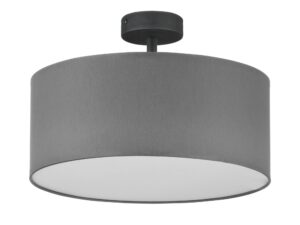 Miniaturka 2 - Lampa sufitowa Rondo 4-punktowa z grafitowymi i białymi kloszami na białym tle