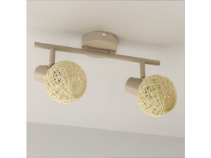 Miniaturka 2 - Dwupunktowa lampa sufitowa Serodia w aranżacji wnętrza