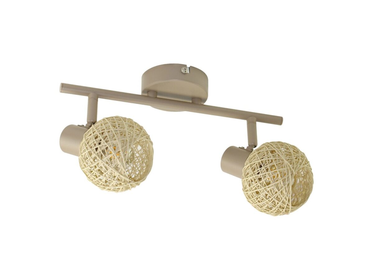 Lampa sufitowa Serodia 2-punktowa E14 kaszmir