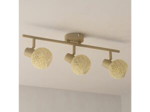 Miniaturka 3 - Lampa sufitowa Serodia z trzema kulistymi kloszami we wnętrzu