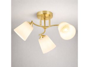Miniaturka 5 - Lampa sufitowa Silodeta 3-punktowa, wersja zlota, aranżacja wnętrza