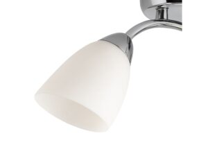 Miniaturka 4 - Lampa sufitowa Telena 3-punktowa chromowana – widok 2