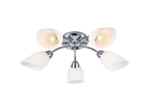 Miniaturka 7 - Lampa sufitowa Telena 5-punktowa chromowana – widok 3