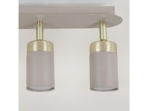 Miniaturka 2 - Potrójna lampa sufitowa Velasina we wnętrzu salonu