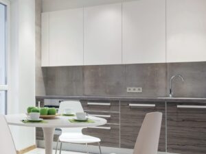 Miniaturka 1 - Lampa sufitowa Zarisena spirala trzy klosze – aranżacja
