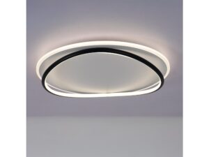 Miniaturka 3 - Zapalona biało-czarna lampa Zeleveta zamocowana do sufitu