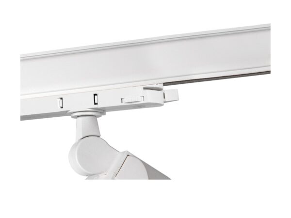 Biała lampa 3~ One 40 Track DALI do szyny 3-fazowej, ujęcie główne