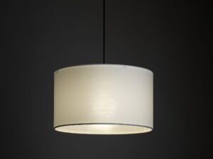 Miniaturka 7 - Lampa zwieszana Tracer z białym abażurem w aranżacji
