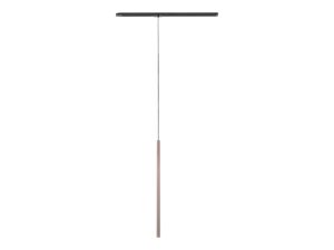 Miniaturka 1 - Lampa szynowa Tracer G9 brązowa, wysokość całkowita 200 cm na białym tle