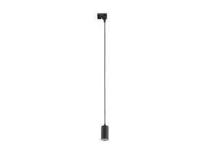 Miniaturka 3 - Czarna lampa wisząca Tracer Top Zwis GU10 z przewodem i adapterem szynowym