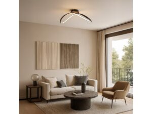 Miniaturka 2 - Lampa wisząca Telosano LED 21 W 70 cm czarna – zdjęcie 3