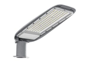 Miniaturka 1 - Lampa uliczna LED – ukośne ujęcie klosza i adaptera
