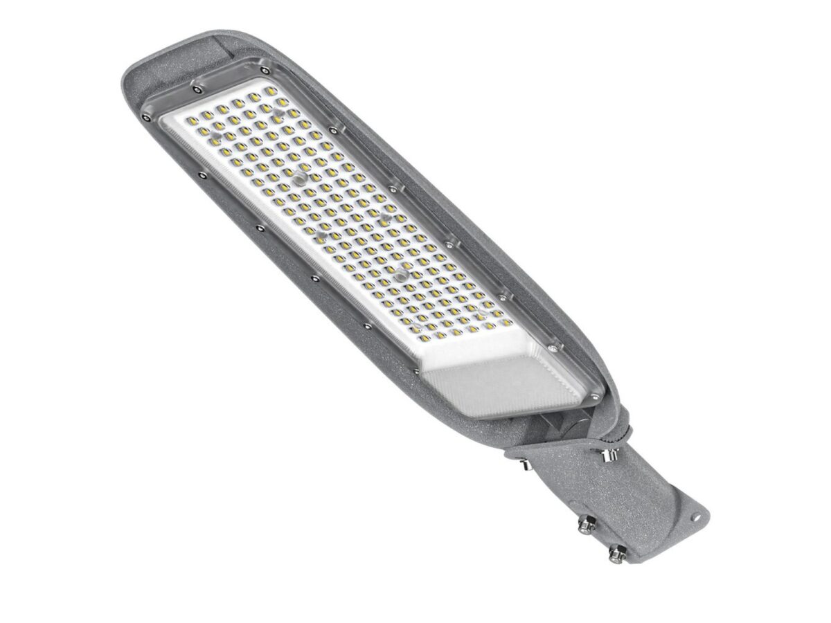 Lampa uliczna LED 100 W 9300 lm 4000 K IP65 szara