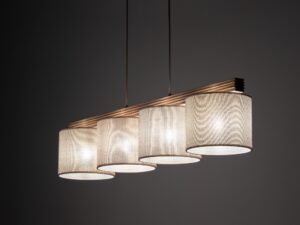 Miniaturka 2 - Lampa wisząca Viga Shade w piaskowobeżowym wykończeniu we wnętrzu