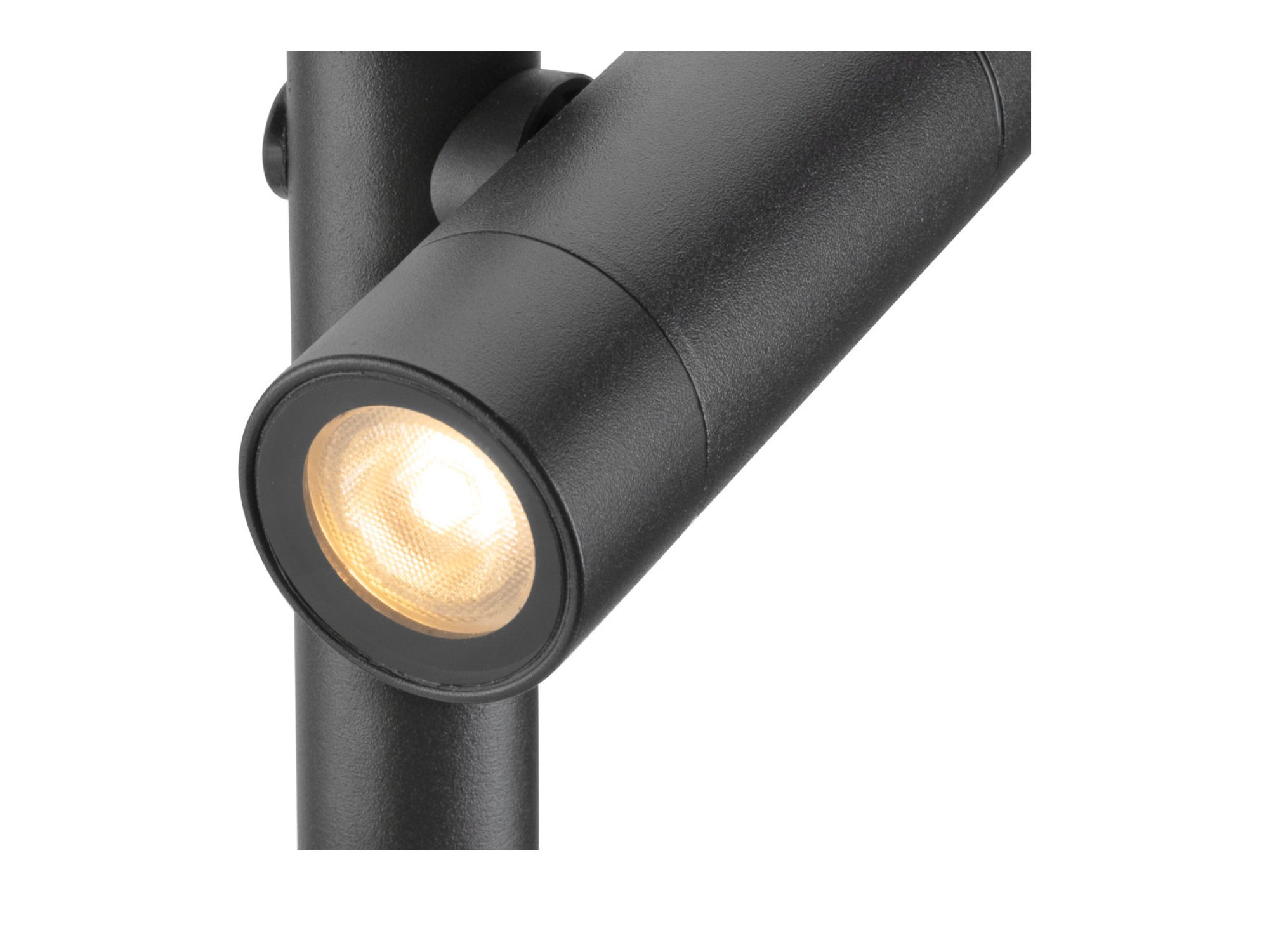 Wbijana lampa ogrodowa Helia Slim Pole z pojedynczym reflektorem, drugie ujęcie