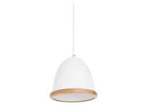 Miniaturka 1 - Biała lampa Aladeta z wąskim kloszem w ujęciu z boku