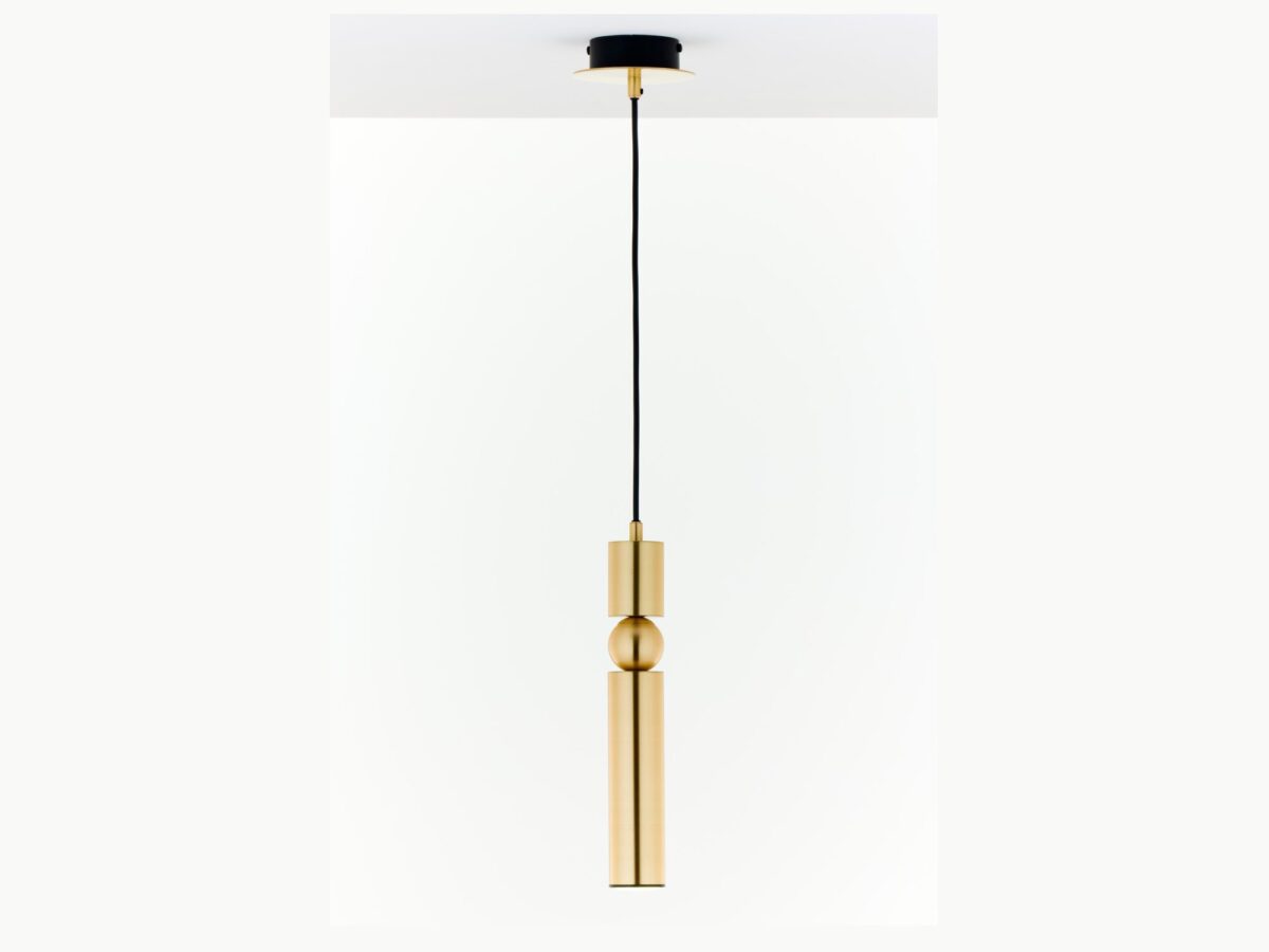 Lampa wisząca Alas z cylindryczną oprawą GU10