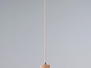 Miniaturka 1 - Lampa wisząca Alba 1 S ze świecącym białym kloszem na szarym tle