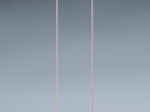 Miniaturka 3 - Lampa wisząca Alba 2 z zapalonymi kloszami w ujęciu bocznym