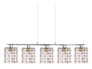 Miniaturka 2 - Rysunek konstrukcyjny lampy wiszącej Alimena z dekoracyjnymi kryształkami