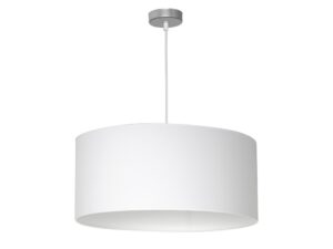 Miniaturka 2 - Lampa wisząca Alovino biały abażur i chrom, inne ujęcie