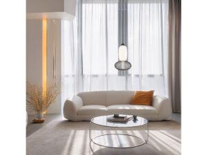 Miniaturka 1 - Lampa wisząca LED Amotia 15 W czarna – zdjęcie 2