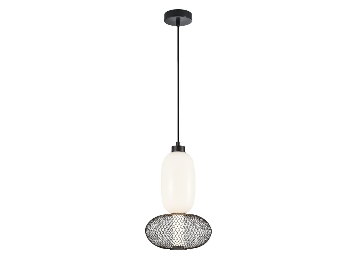Lampa wisząca LED Amotia 15 W czarna
