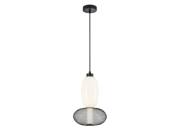 Lampa wisząca LED Amotia 15 W czarna