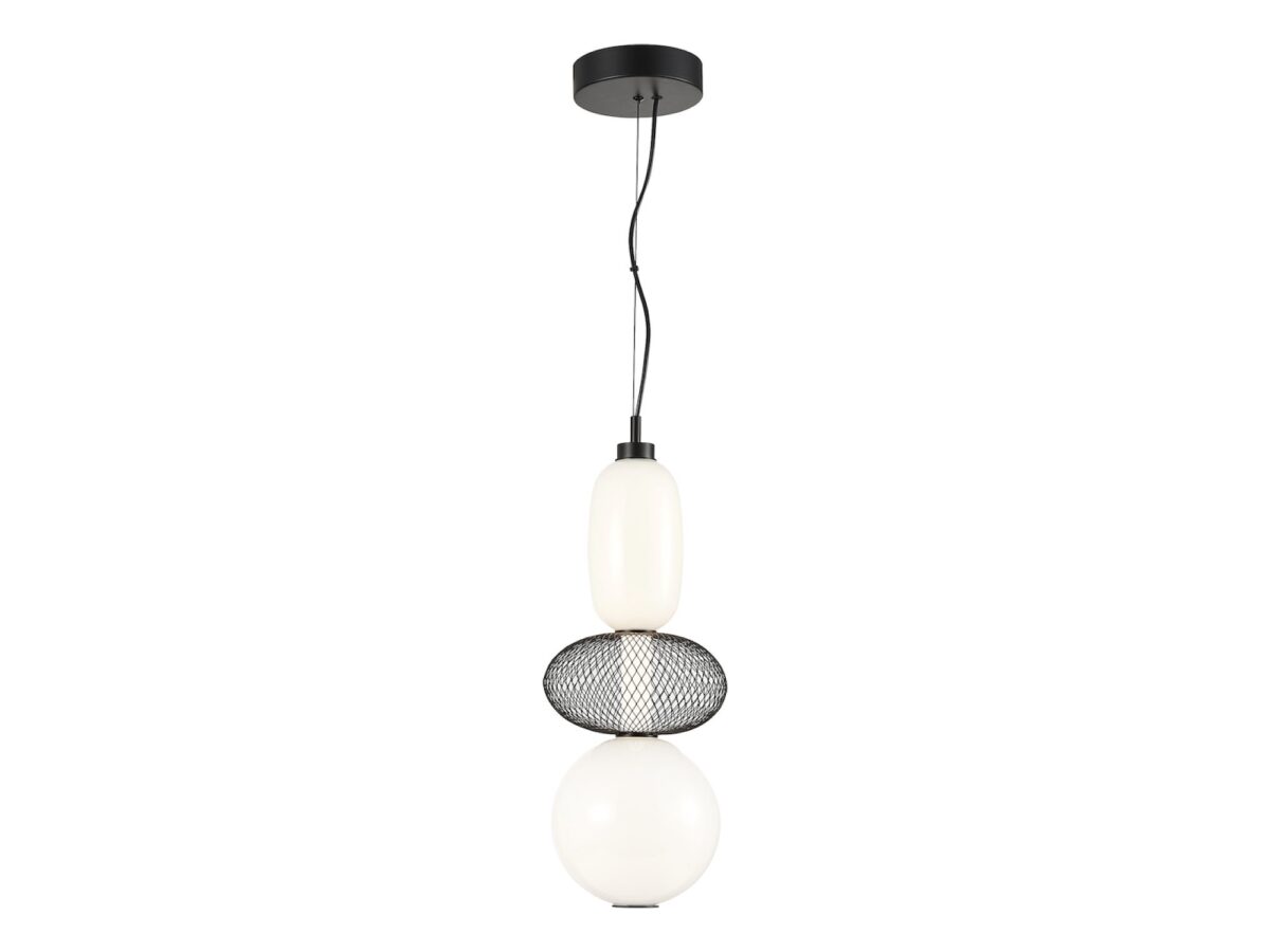 Lampa wisząca LED Amotia 23 W czarna
