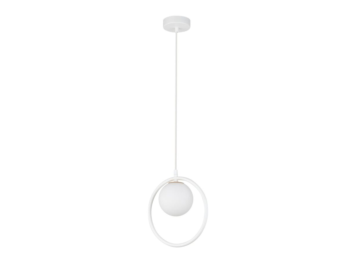 Lampa wisząca Aqua 1 z kulistym szklanym kloszem 12 cm