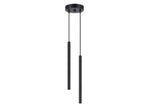 Miniaturka 7 - Lampa wisząca ARCANA 2P czarna na białym tle