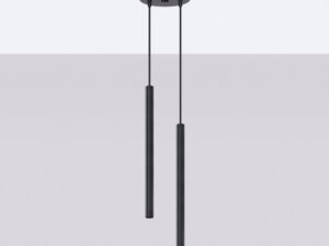 Miniaturka 2 - Lampa wisząca ARCANA 2P czarna we wnętrzu
