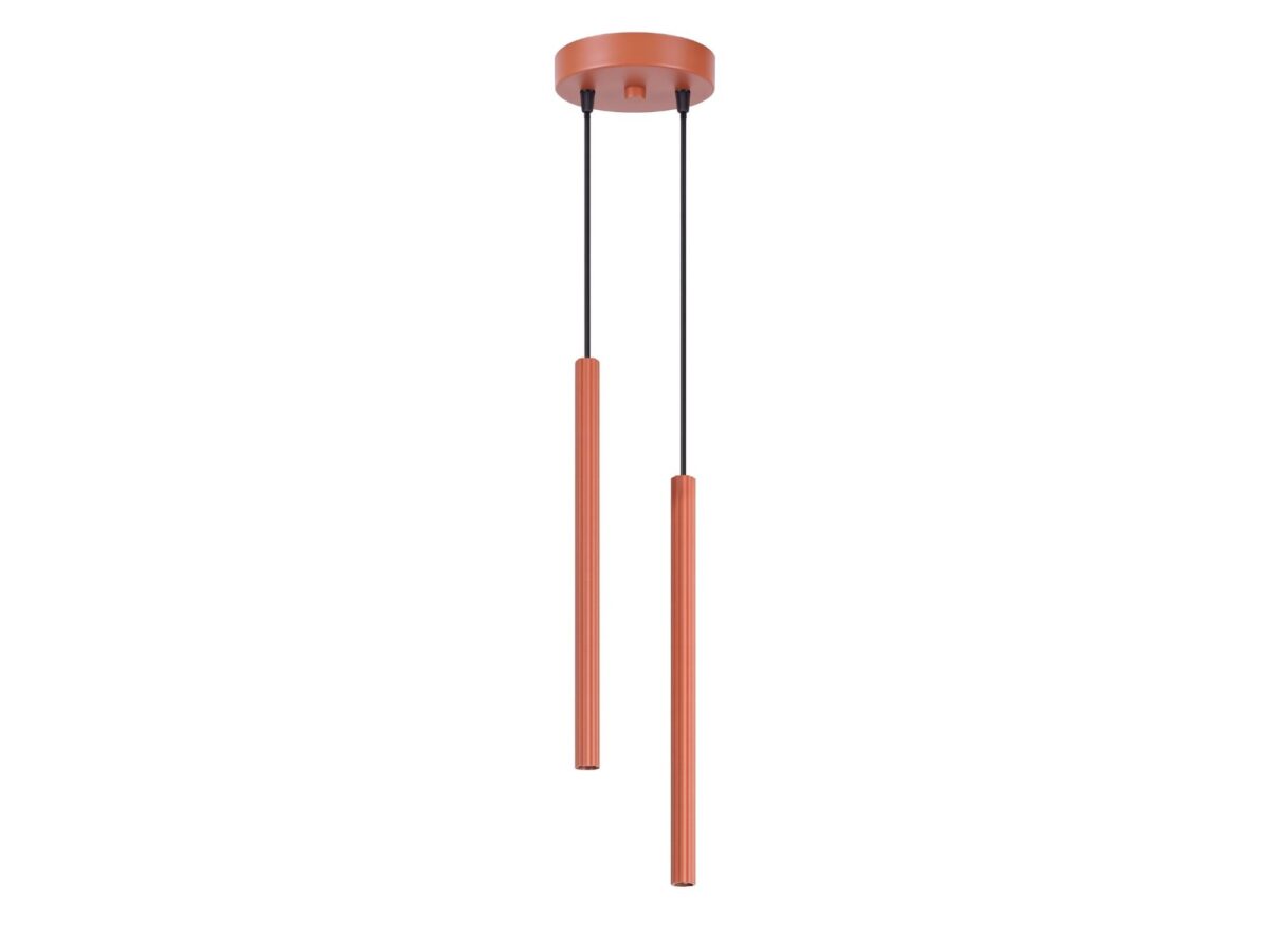 Lampa wisząca ARCANA 2P ochra czerwona