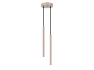 Miniaturka 7 - Lampa wisząca ARCANA 2P taupe na białym tle