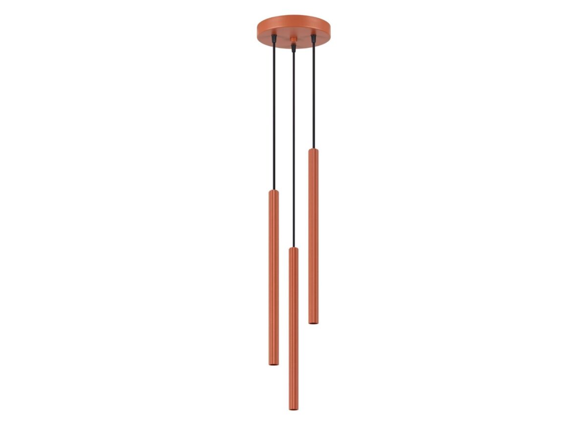Lampa wisząca ARCANA 3P ochra czerwona
