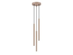 Miniaturka 7 - Lampa wisząca ARCANA 3P taupe na białym tle