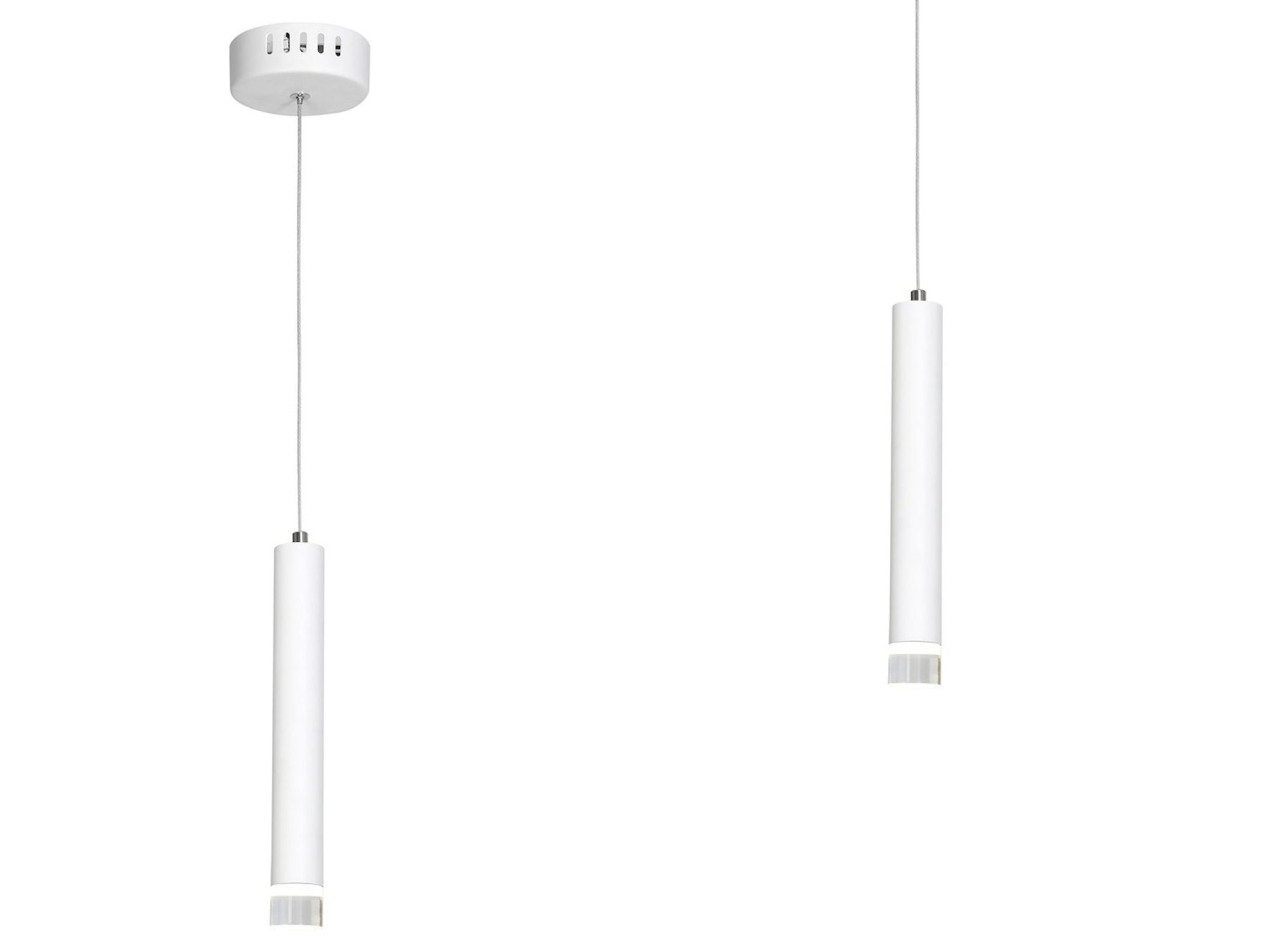 Lampa wisząca Arevona LED 5 W biała – zdjęcie 3