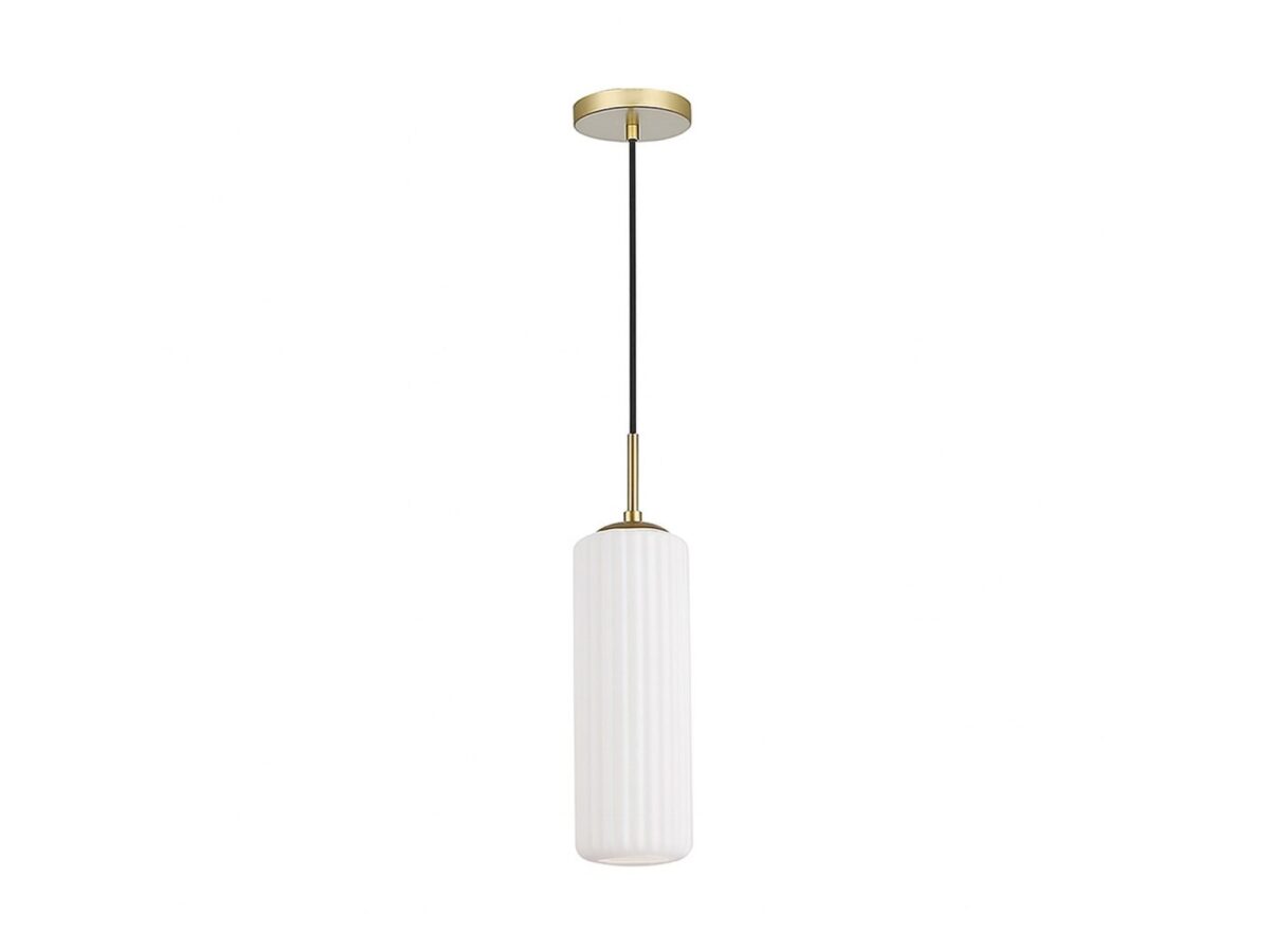 Lampa wisząca Arimeta 1×E27 złota