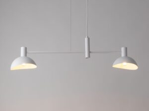 Miniaturka 3 - Biała lampa wisząca Artis 2 w aranżacji wnętrza