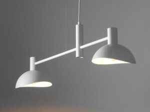Miniaturka 4 - Biała lampa wisząca Artis 2 na dodatkowym ujęciu