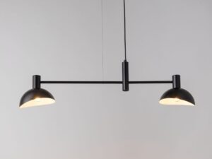 Miniaturka 6 - Czarna lampa wisząca Artis 2 w aranżacji
