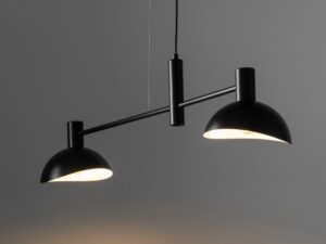 Miniaturka 7 - Czarna lampa wisząca Artis 2 w dodatkowej aranżacji