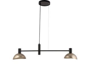 Miniaturka 9 - Lampa wisząca Artis 2 w kolorze czarnym i złotym na jasnym tle